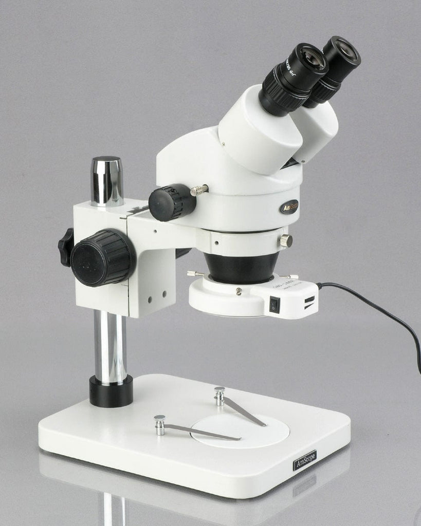 3.5X-45X Inspection Dissecting Zoom Power Stereo Microscope with 64-LED  Light