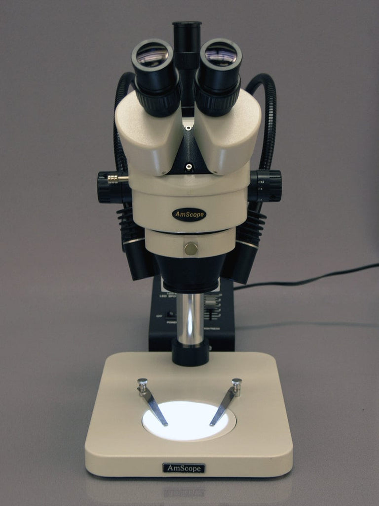 3.5X45X Trinocular Dissecting Zoom Stereo Microscope with Gooseneck L