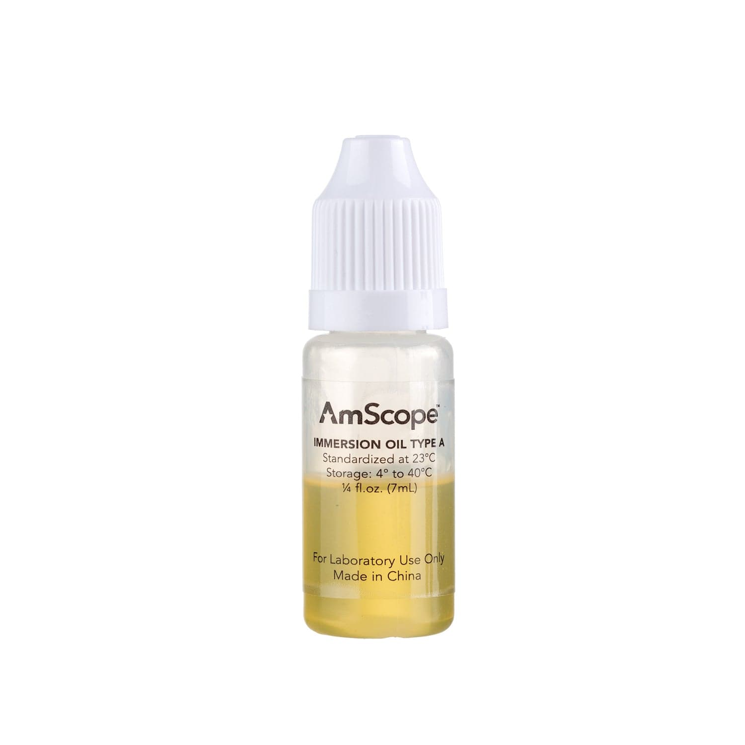 AmScope ML-A Type A Low-viscosity Immersion Oil 1/4 Oz for Light Microscopy