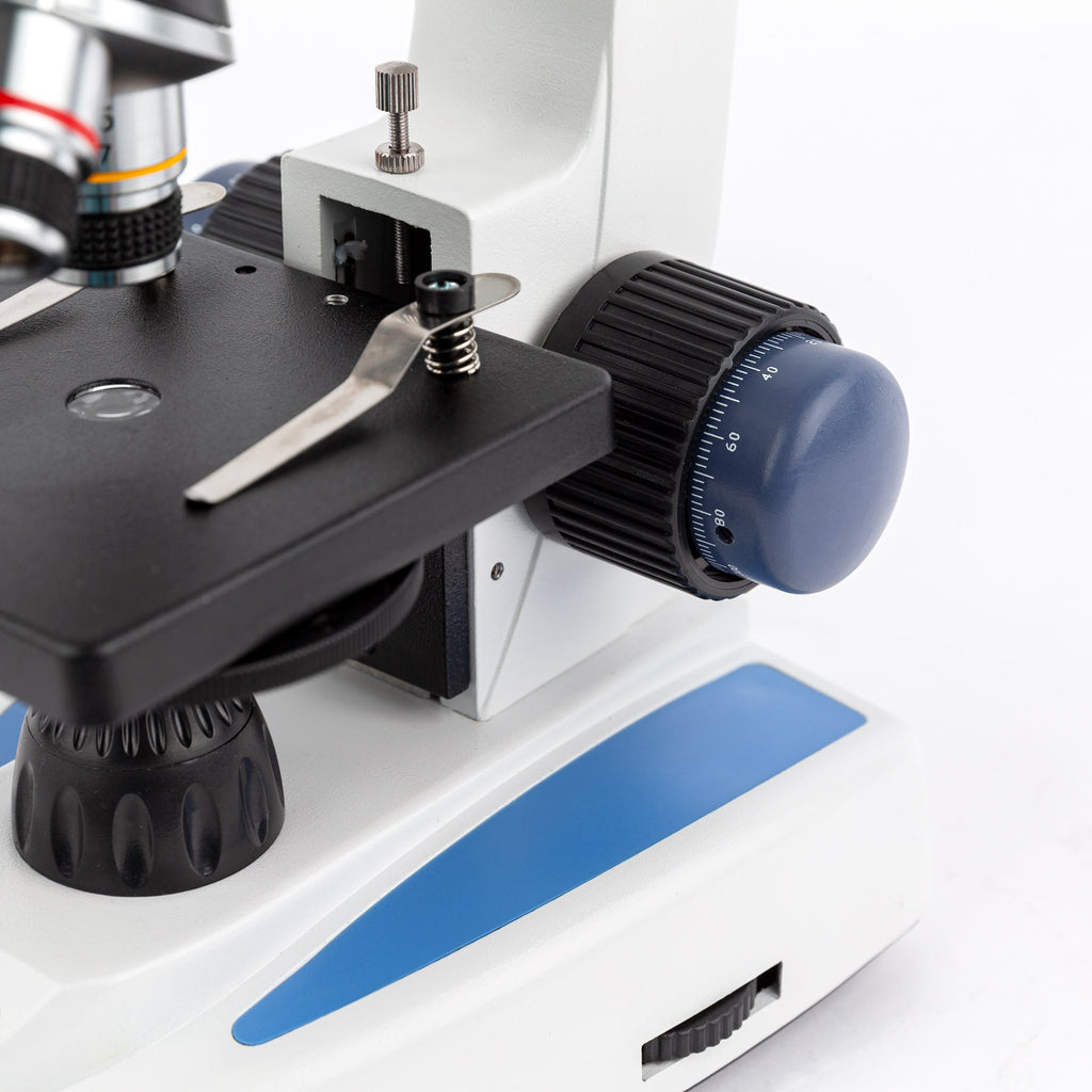 AmScope M158C-SP14-E Digital Enabled Monocular Biological Microscope D ...