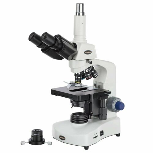 AmScope T340 Series LED Trinocular Darkfield Compound Microscope 40X-2000X Magnification