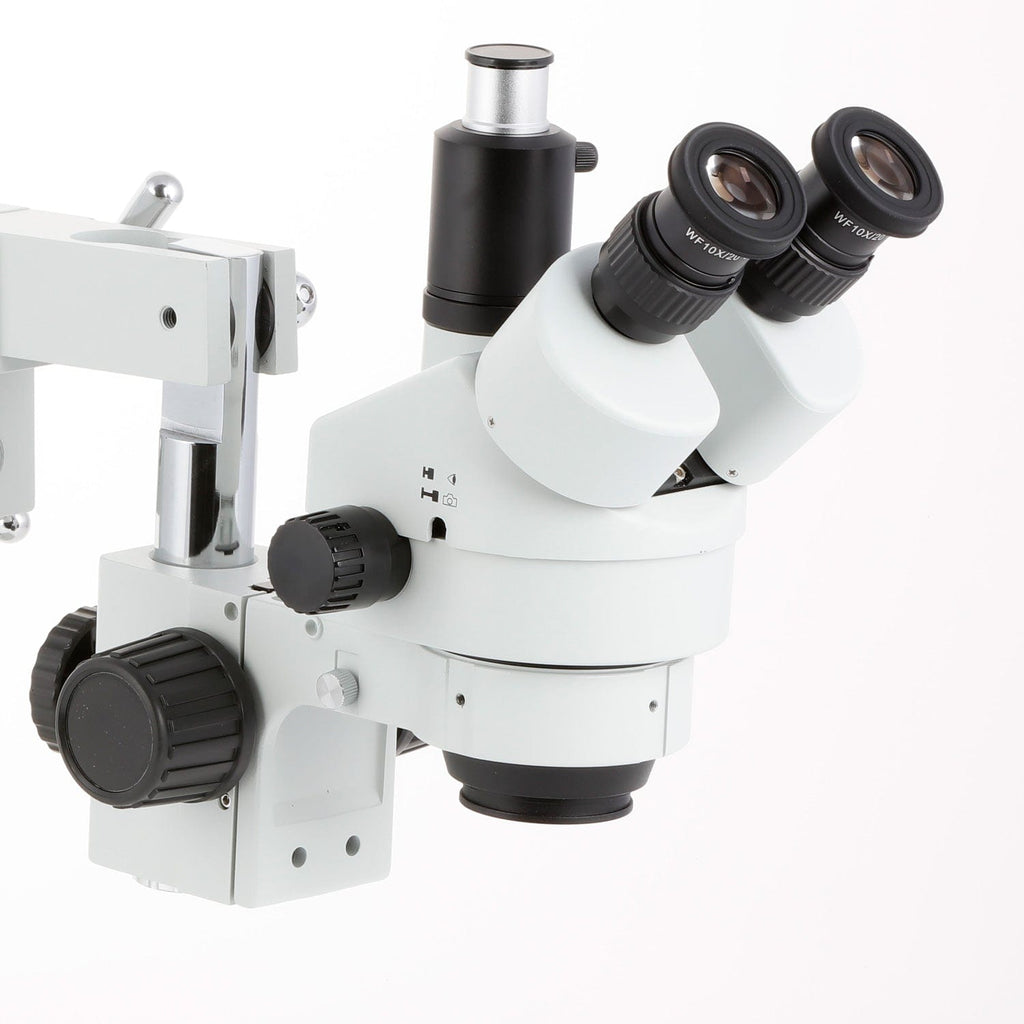 AmScope SM-4 Series Simul-Focal Zoom Trinocular Stereo Microscope 3.5X ...