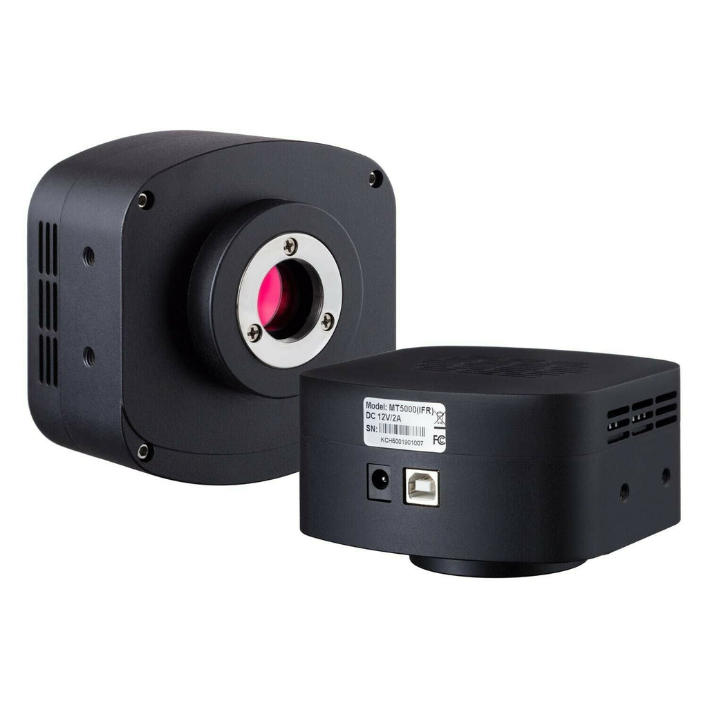 Color Microscope Camera AmScope MT5000-CCD Digital Enabled Global Shutter Camera with Computer ...