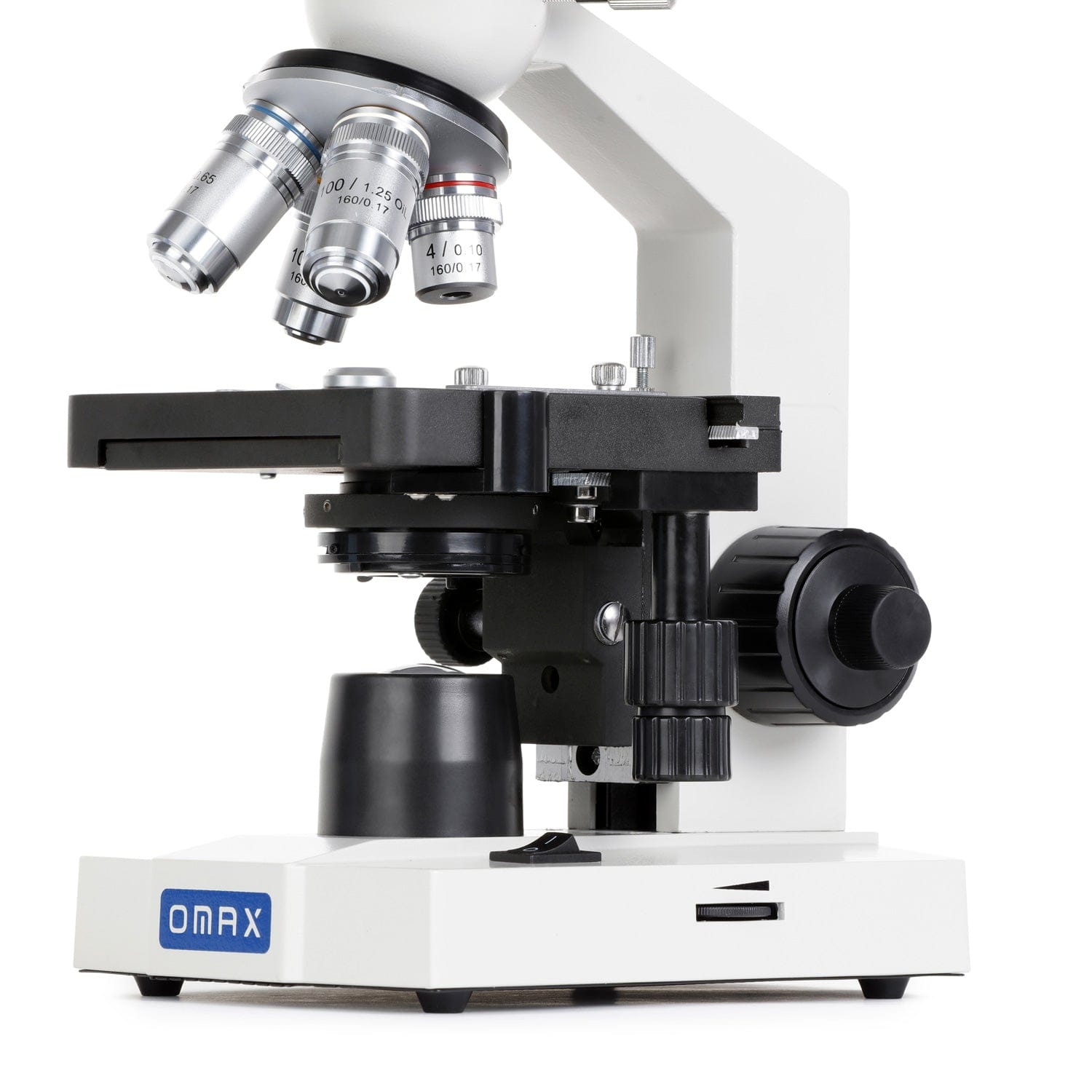 OMAX M82E Series Binocular Biological Compound Microscope 40X-2000X Magnification Lab LED with Mechanical Stage
