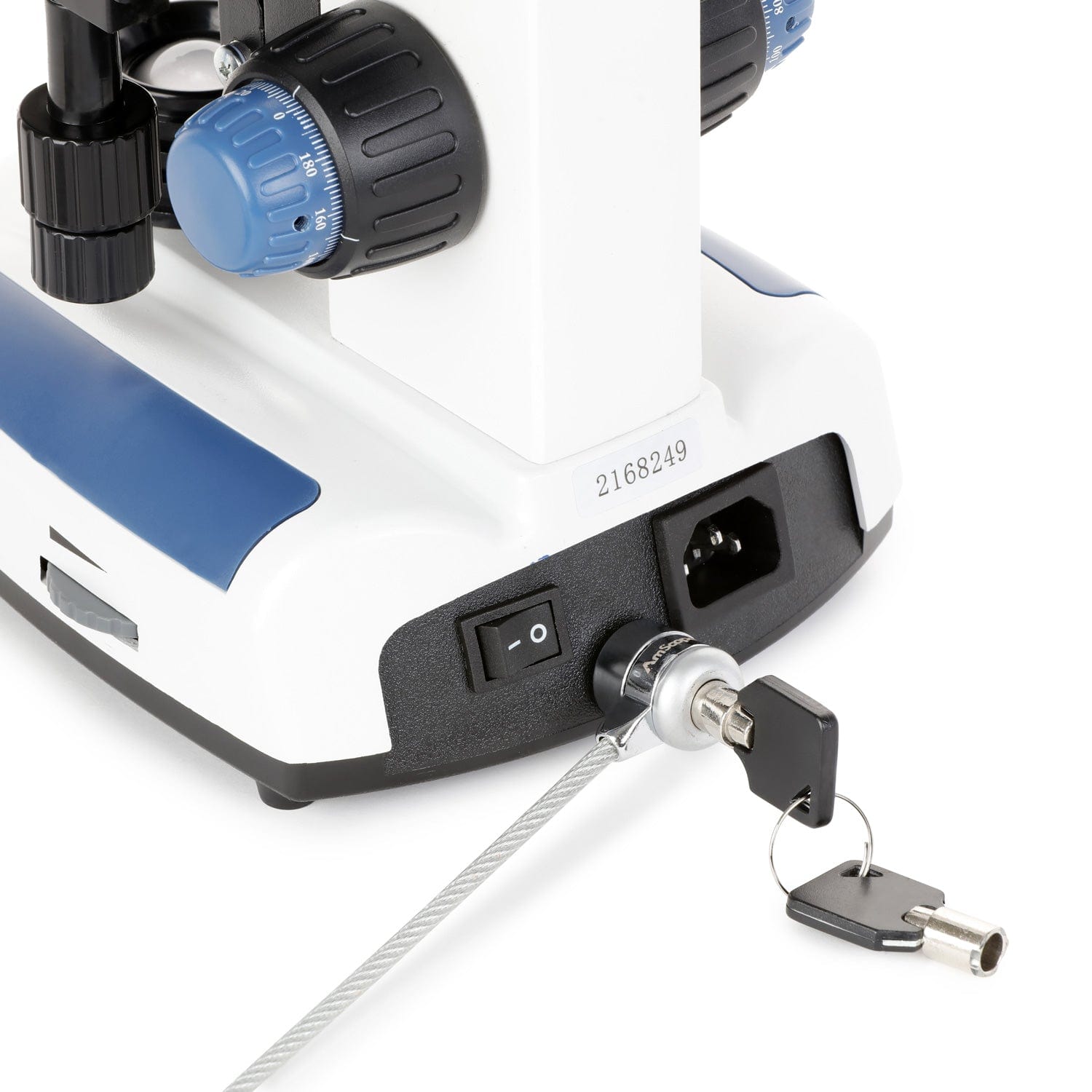 AmScope B270 Series Advanced Student & Professional Binocular Compound Microscope w/ Ergonomic Design, Microbe Resistant Coating