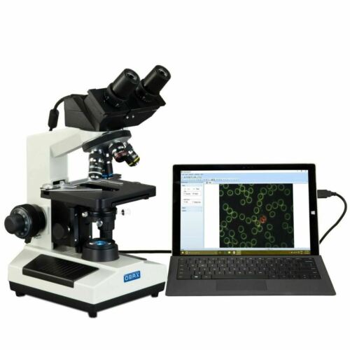 Multiscope 40X-2000X 3MP Digital Integrated Microscope with LED Illumination + Oi ...