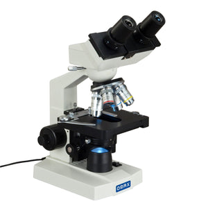 40x-2500x Binocular Compound LED Microscope and Double Layer Mechanical Stage