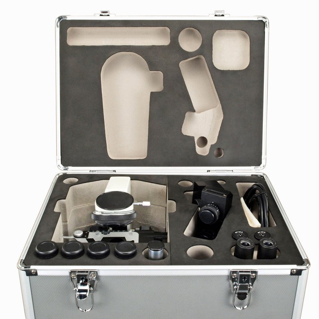 Compound Microscope OMAX 40X-2500X Phase Contrast Compound Microscope+14MP Camera+Carrying ...