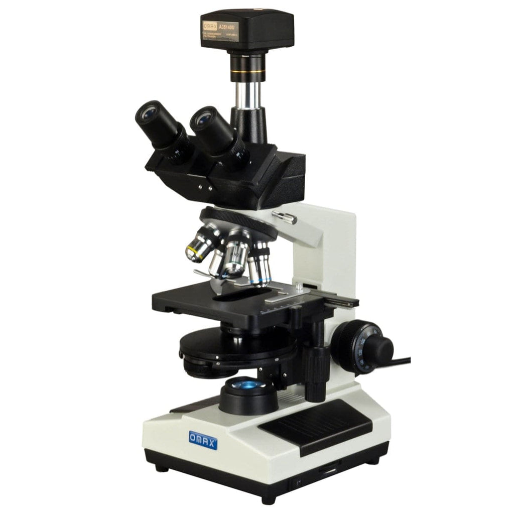 compound microscope - youtube Images High Quality... OMAX 40X-2500X Phase Contrast Trinocular LED Compound Microscope+14MP ...