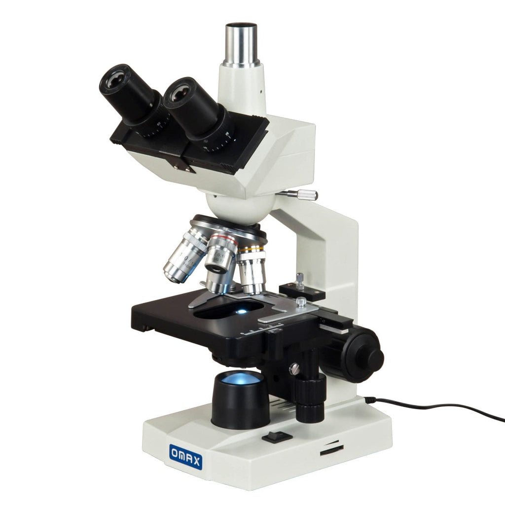 OMAX M83E Series Trinocular Lab Compound Microscope 40X-2000X Magnific ...