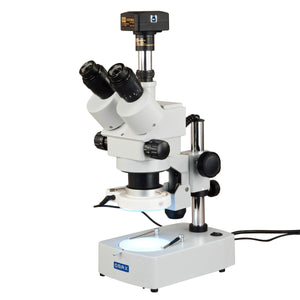 3.5X-90X Trinocular Zoom Stereo Microscope 18MP Camera