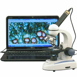 40X-1000X Biology Science Metal Glass Student Microscope with 3MP Digital Camera
