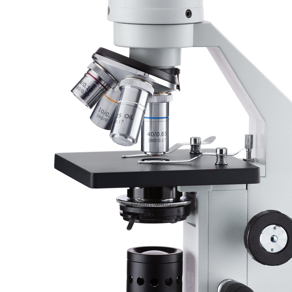 AmScope M500 Series Monocular LED Student Compound Microscope 40X-2000 ...