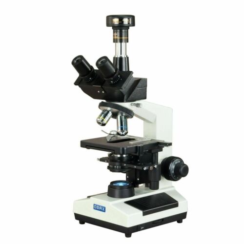 OMAX 40X-2500X Phase Contrast LED Trinocular Compound Microscope+5MP C ...