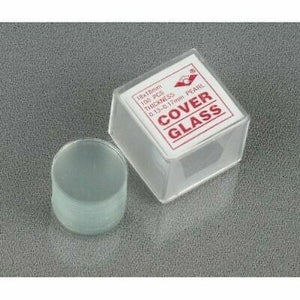 100pc Pre-Cleaned 18mm Diameter Round Microscope Glass Cover Slides Coverslips