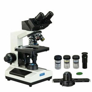 40X-2000X 3MP Digital Integrated Microscope with LED Illumination + 3-lens Plan Phase-contrast Darkfield Kit