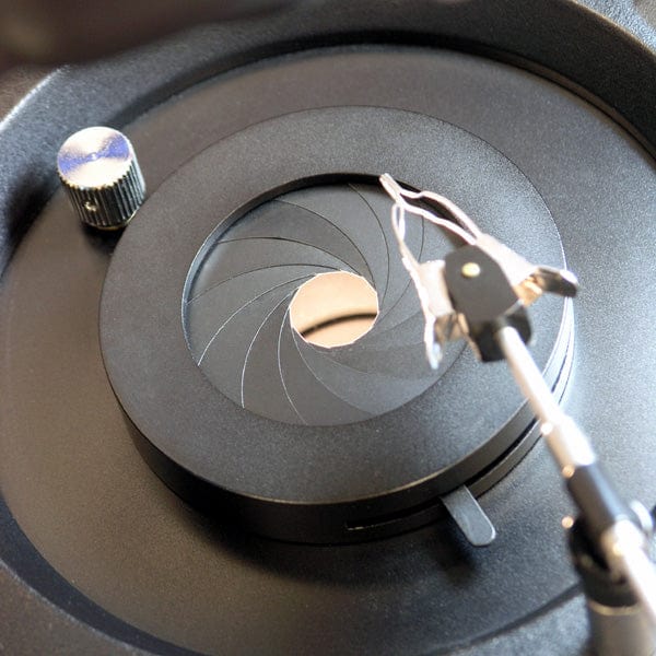 AmScope GM400 Series Advanced Jewel Gem Zoom Trinocular Stereo Microscope 7X-45X Magnification on Track Stand with LED Top-light