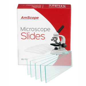 72 Pre-Cleaned Blank Microscope Slides With Ground Edges New Low Price