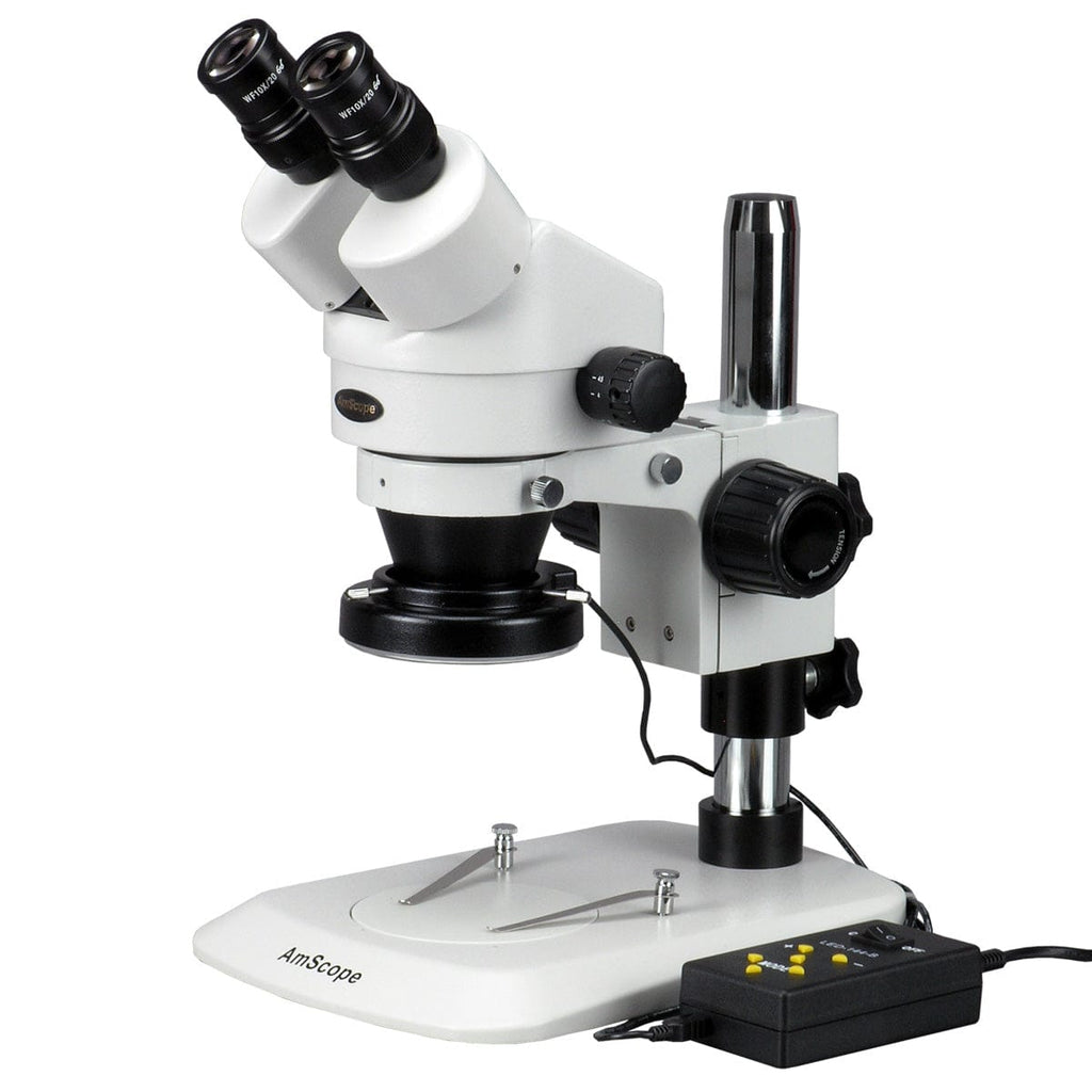 3.5X-90X Stereo Zoom Microscope with Variable 144-LED Ring Light ...