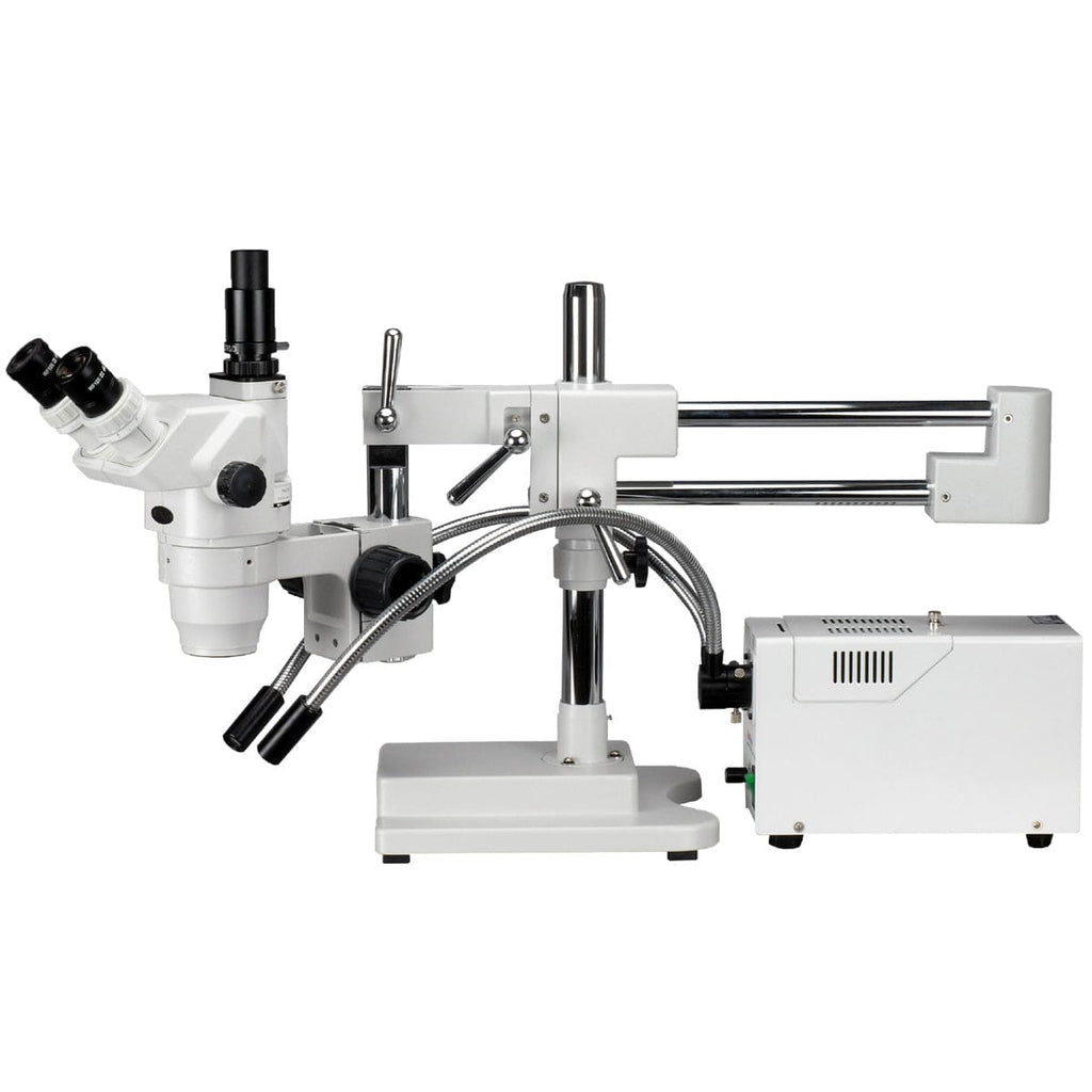 2X-225X Advanced Trinocular Stereo Zoom Microscope – AmScope DE