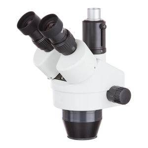 7X-45X Trinocular Zoom Stereo Microscope Simul-Focal Head