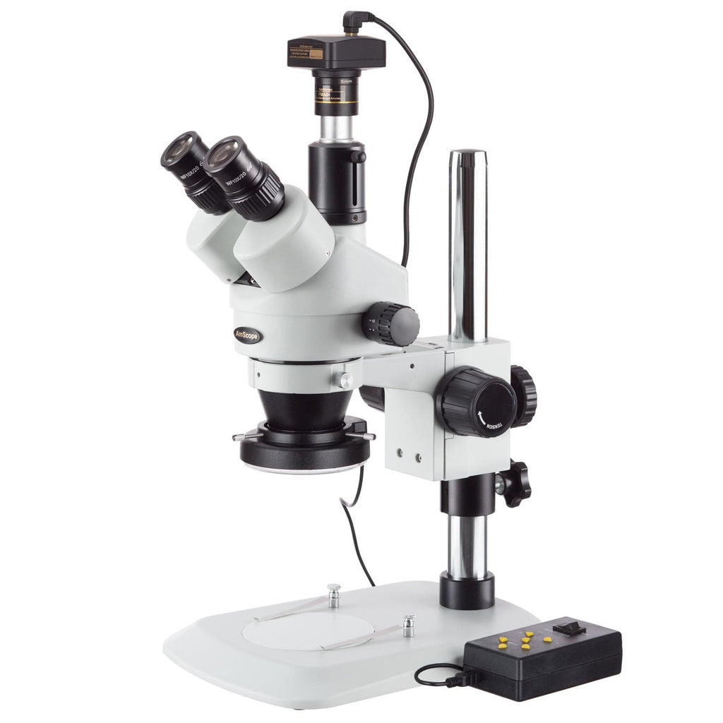 AmScope SM-1 Series Industrial Inspection Zoom Trinocular Stereo Micro ...