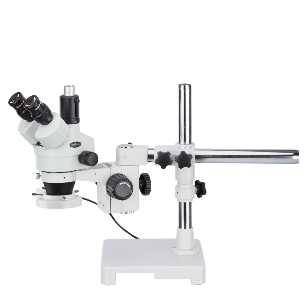 AmScope SM-3 Series Simul-Focal Zoom Trinocular Stereo Microscope 3.5X ...