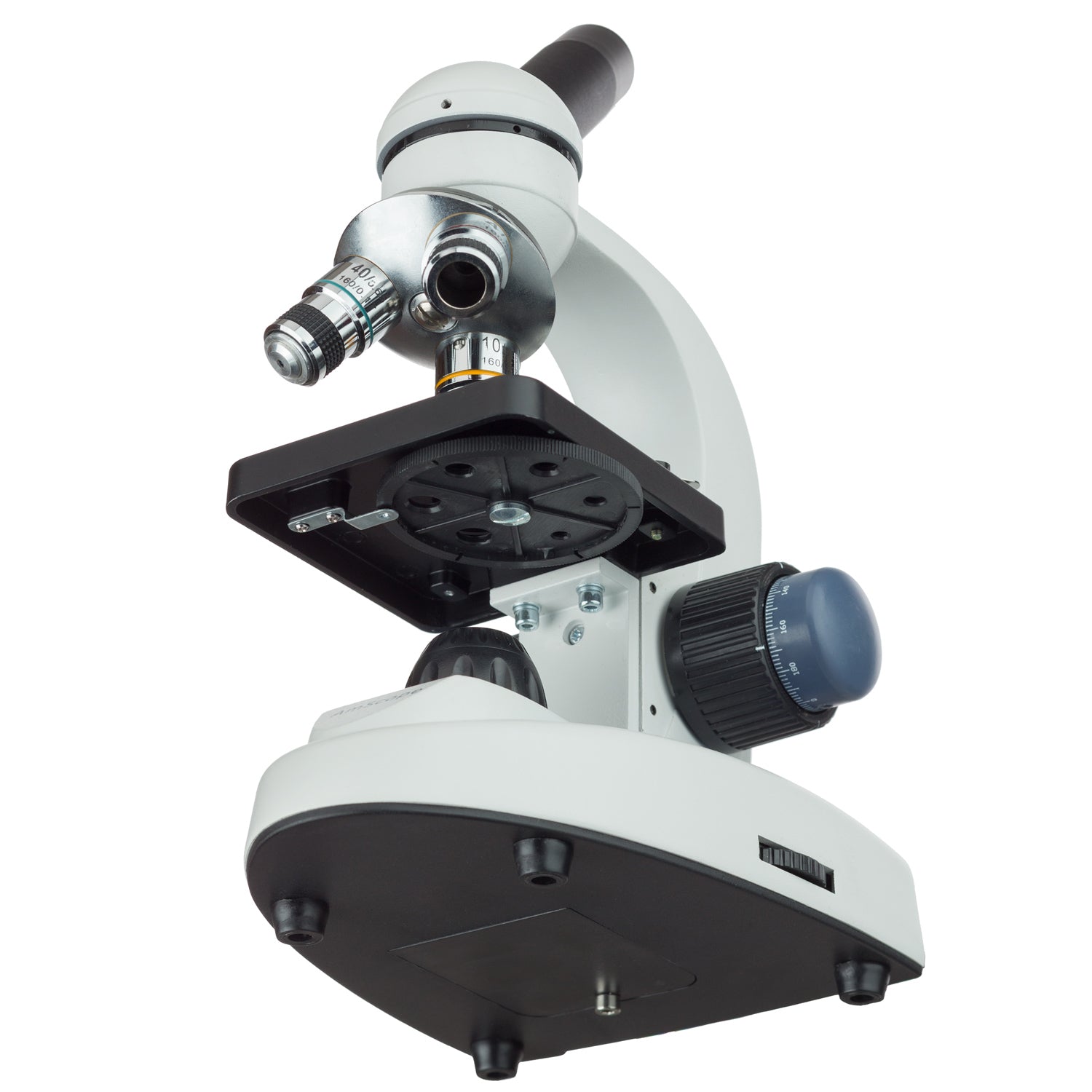 AmScope M158 Series 360-Degree Rotating Monocular Head Compound Microscope 40X-1000X Magnification With USB Camera