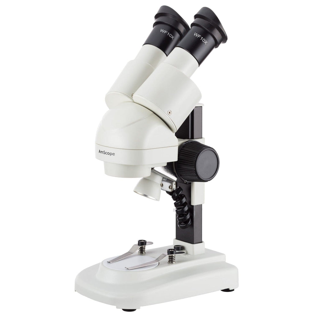 Angled Microscope IQCrew 20X Kid's Portable Stereo Microscope with Angled Head – AmScope EU