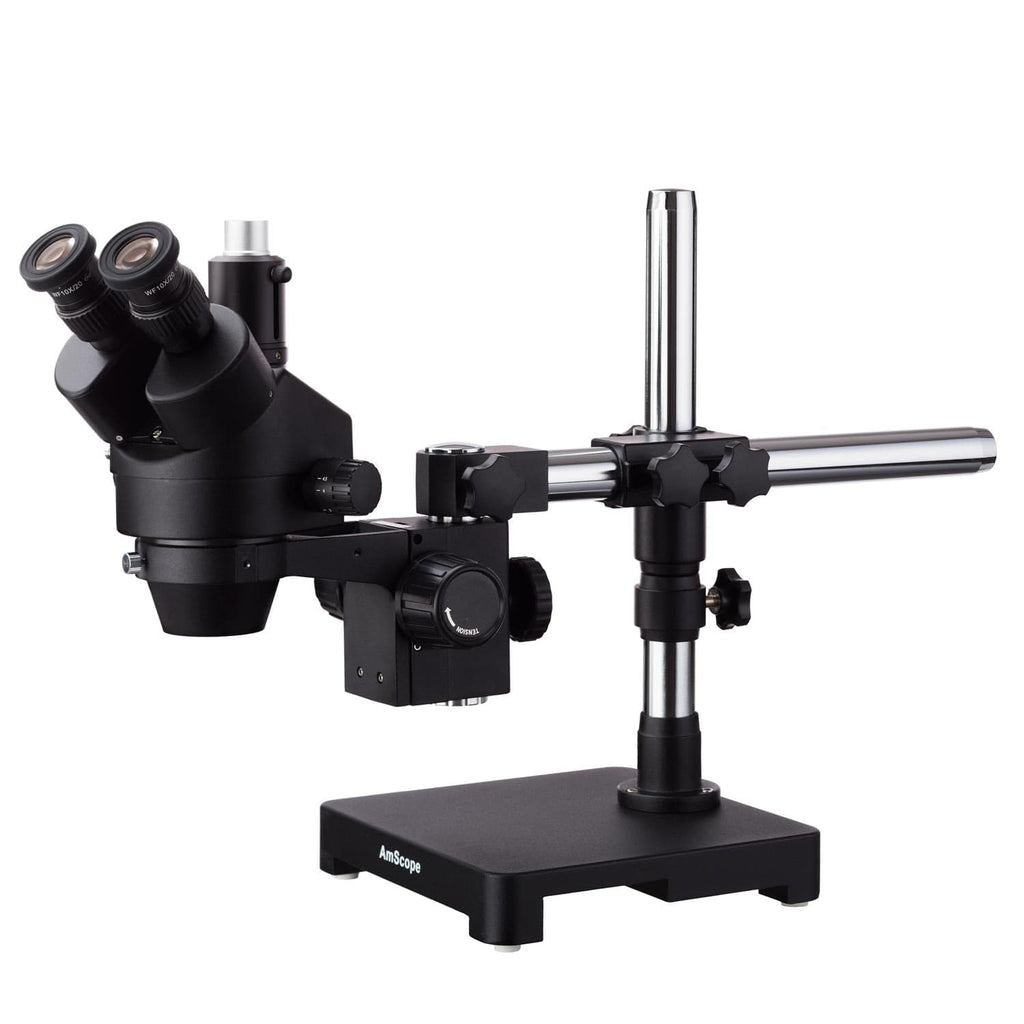 AmScope SM-3T-B Trinocular Stereo Microscope with 45X Magnification on ...