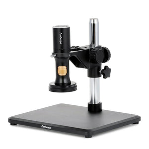 Amscope 0.7X-5.6X HDMI All-in-1 Digital Microscope Zoom 2MP w Pillar Table Stand