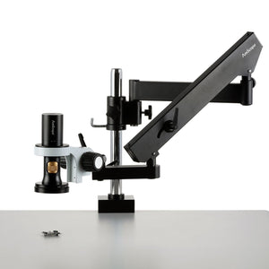 Amscope 0.7X-5.6X All-in-1 8.3MP USB Digital Microscope +Articulating Arm Stand