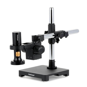 Amscope 0.7X-5.6X HDMI All-in-One Digital Microscope Zoom 2MP w 1-Arm Boom Stand